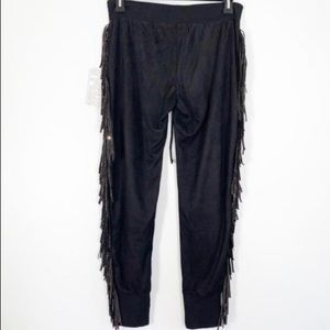 Young Fabulous and Broke Rhinestone Fringe Joggers